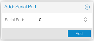 Add Serial Port